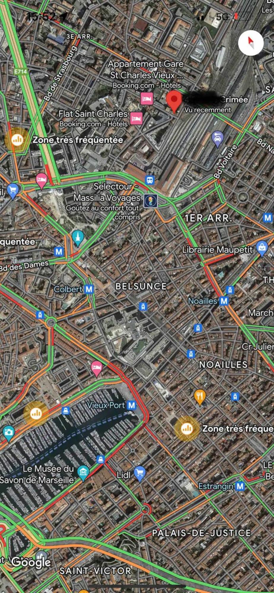 Gare Saint Charles Tgv 6 Personnes Apartment Марсилия Екстериор снимка